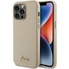 Guess GUHCP15XPGMCSD iPhone 15 Pro Max 6.7 złoty/light gold hardcase Glitter Glossy Script